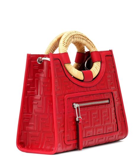 fendi runaway handbag leather small|fendi designer handbags red.